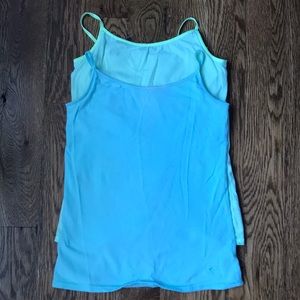 Justice camisoles blue and green girls 14